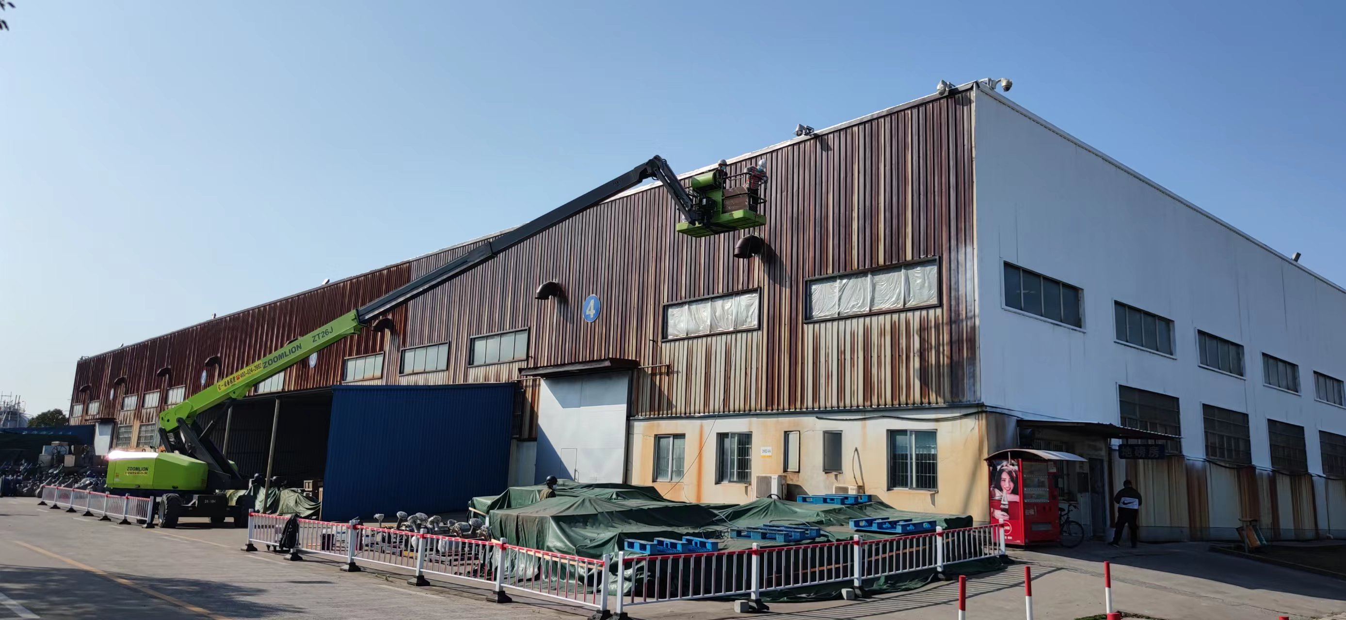 榮盛石化防腐防水施工效果