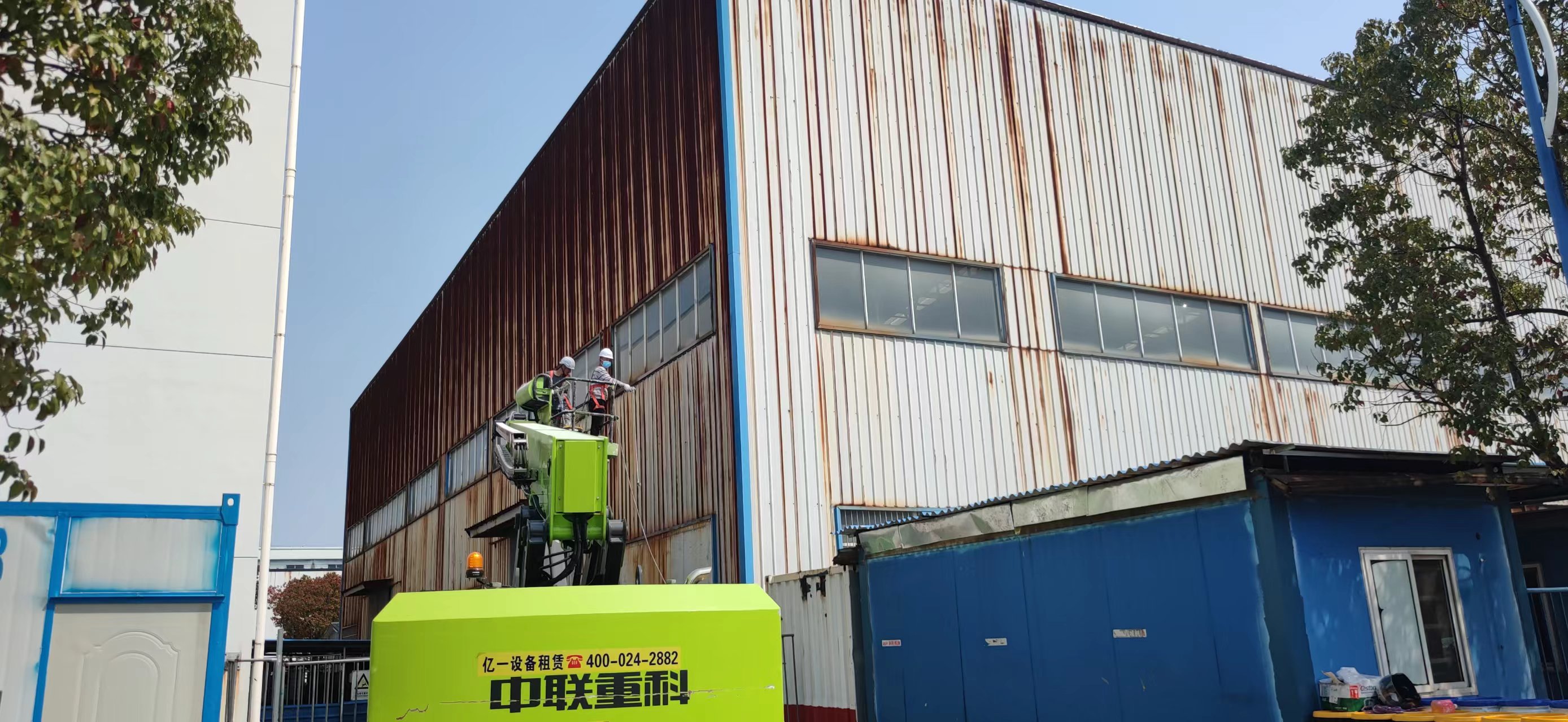 榮盛石化防腐防水施工效果