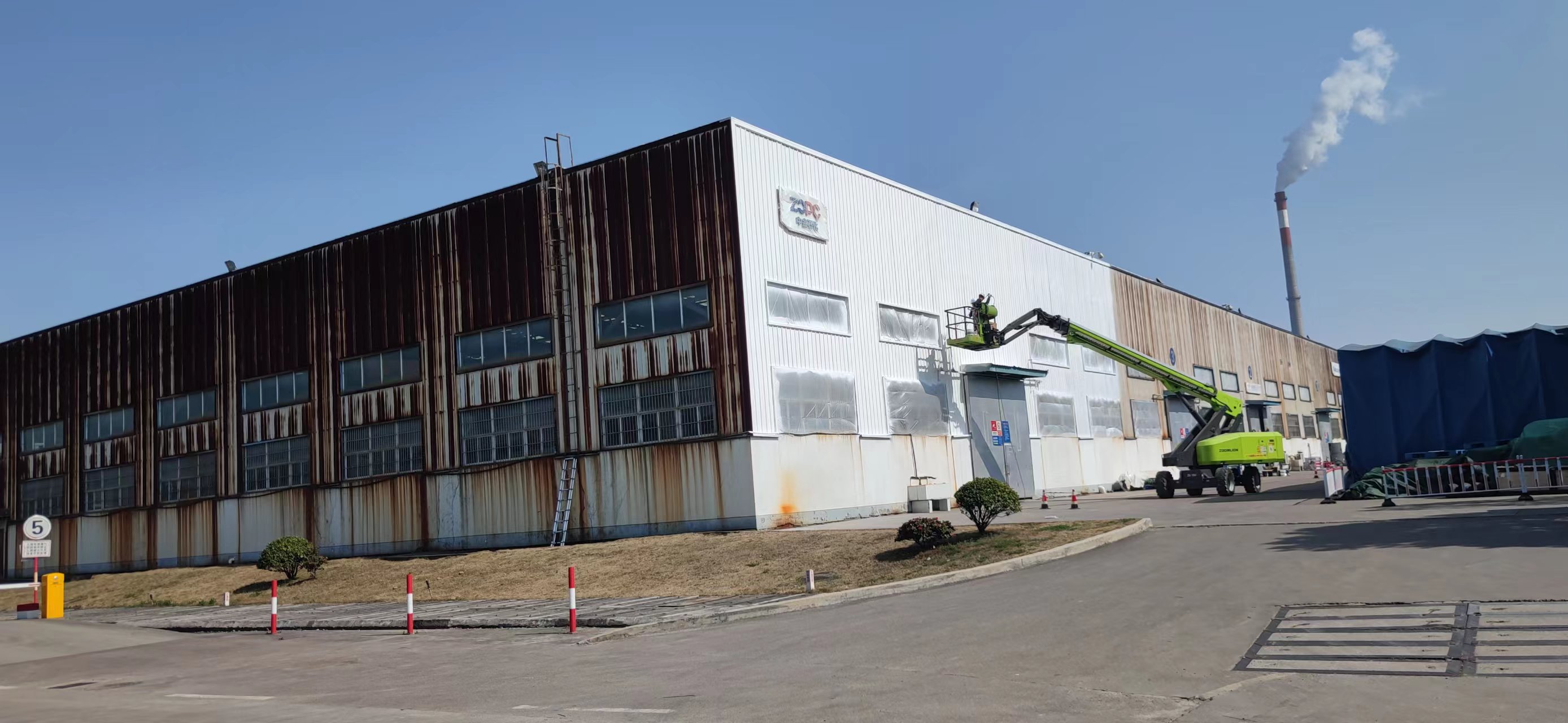 榮盛石化防腐防水施工效果