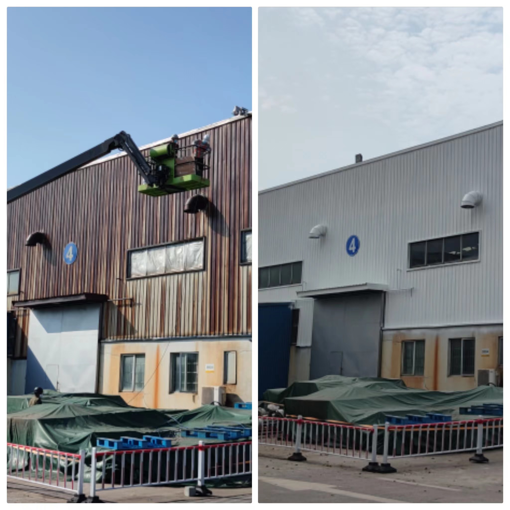 榮盛石化防腐防水施工效果